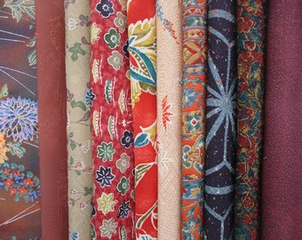 You Found Kimie's Favorite Small Stash 10 Small Vintage Silk Kimono Wabi Sabi, Ship from USA