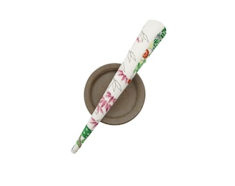 Floral Silk Kimono Hair Clip: Japanese Fabric Hair Accessory