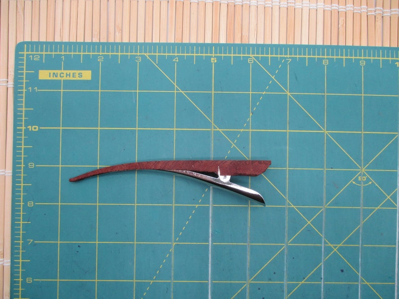 130mm Metal Long Clip Ship from USA Brown Rinzu Minimalist Alligator Clip