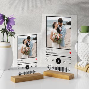 Personalized Engagement Gift, Engaged Acrylic Plaque, Engagement Gift for Couple, Engagement Keepsake Gift, Engaged Gift for Couple