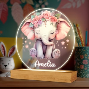Night light baby, birth, baby gift birth, rainbow night light, christening gift, gift birth, children&#39;s room, baby, baptism