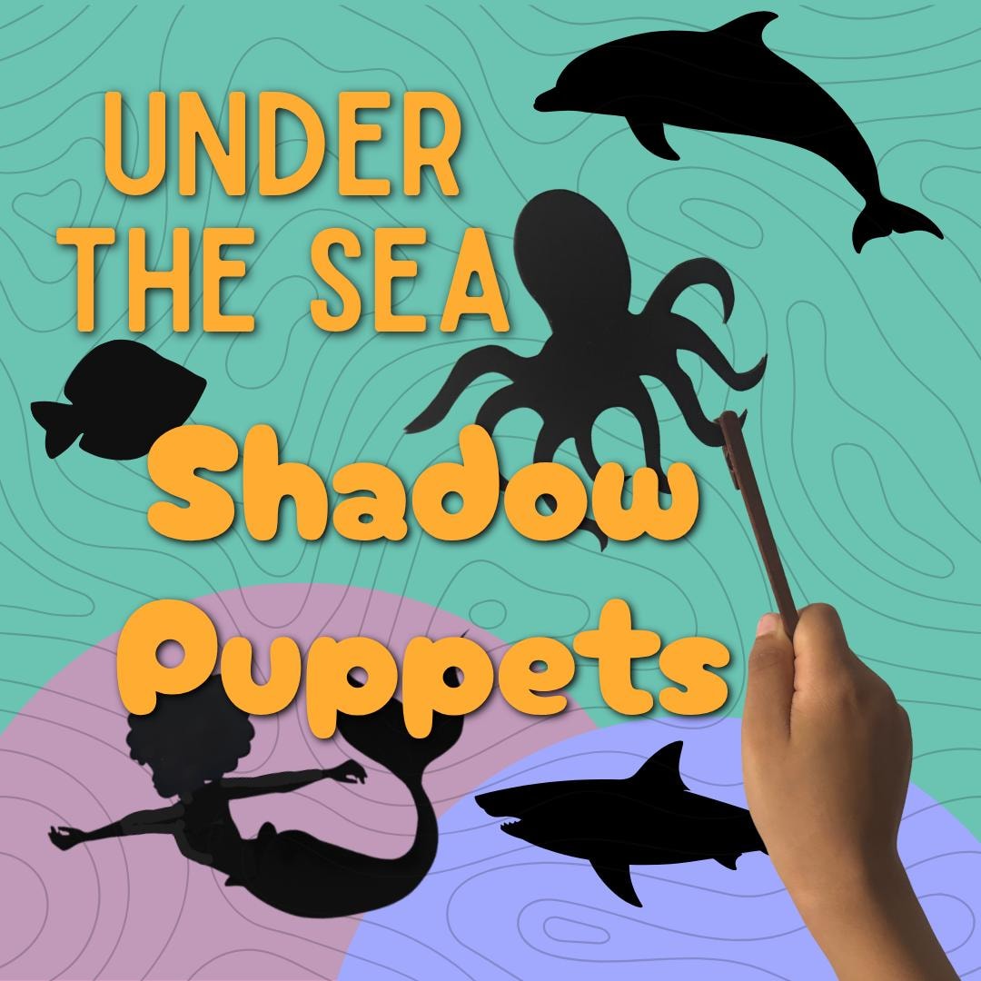 Under the Sea Shadow Puppets – Set of 10 - Etsy