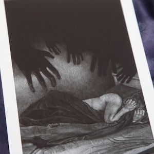 The Dark, The Magnus Archives Art, Fine Art Print, Home Décor, Gothic, Black and White