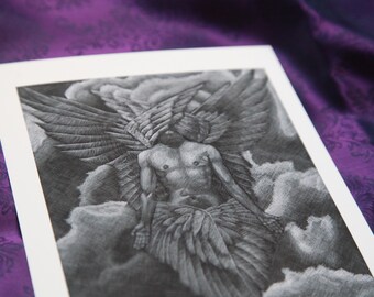 Seraphim, Biblically Accurate Angel, Limited Edition Mounted Seraphim, Biblically Accurate Angel, Limited Edition Mounted