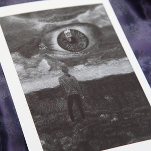 The Eye, The Magnus Archives Art, Fine Art Print, Home Décor, Gothic, Black and White
