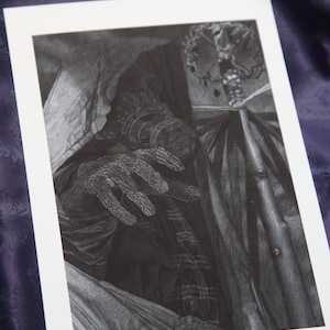 The Corruption, The Magnus Archives Art, Fine Art Print, Home Décor, Gothic, Black and White