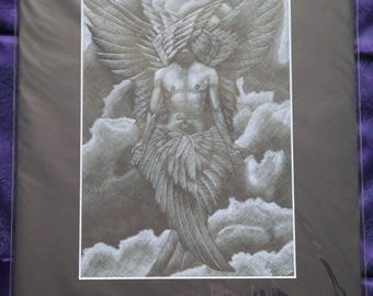 Seraphim, Biblically Accurate Angel, Limited Edition Mounted Seraphim, Biblically Accurate Angel, Limited Edition Mounted