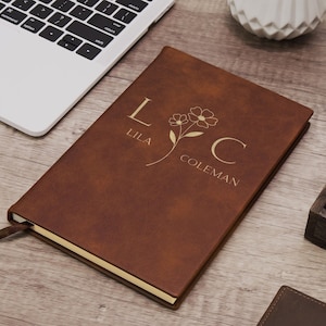 Personalized Refillable Portfolio, Custom Portfolio With Zipper, Custom Leather Portfolio, Personalized Padfolio, Business Gift, Phd Gift