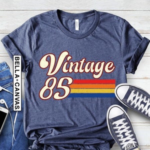 1985 Vintage Birthday Gift Tee, Retro Style, 40th Birthday for Women, Vintage 1985 T-Shirt, 40th Birthday, Father Gift, 40th Birthday Gift