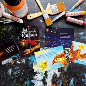 Jeu de cartes pour le livre pour enfants « Le mystérieux picotement » | Beaux motifs du livre avec des paroles encourageantes assorties | nouveau