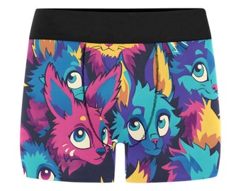 Men Underwear Boxer short Cute Furry Friends All Over Print Boxer Briefs