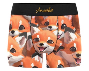 Men Underwear Boxer short Cute Fox Furry SFW All Over Print Boxer Briefs