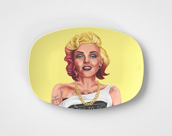 Marilyn Monroe // Plato de servicio de 10"x14" // Idea de regalo de actriz