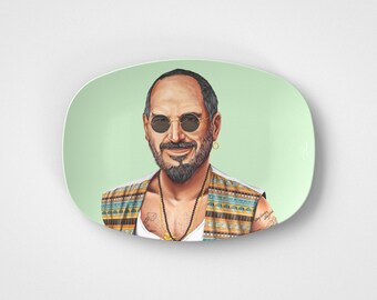 Steve Jobs // Plato para servir de 10"x14" // Idea de regalo tecnológico
