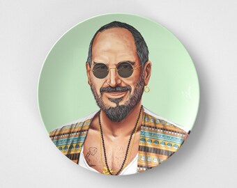 Steve Jobs // Plato redondo de 10" // Idea de regalo tecnológico