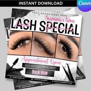 May Lash Booking Flyer, May Booking Flyer, Lashes Books, Lashes Booking Flyer, Lash Special Flyer, May Lashes Nails Flyer MUA Flyer