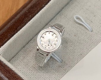 Quality 925 Sterling Silver ring  Wrist watch ring