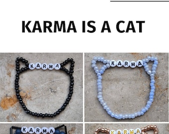 Eras Tour Friendship Bracelets | Karma is a cat Collection