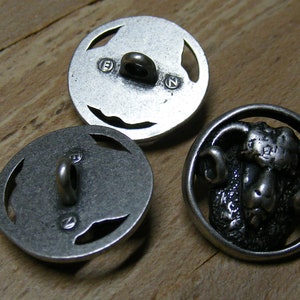Nicky Epstein Bighorn Ram Sheep Buttons, lot of 3 ....Lot 1735 Bild 3