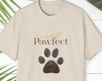 Paw Tshirt Pawfect Oversized Tee For Dog Lover Gift For Dog Mom Fashionalbe Shirt