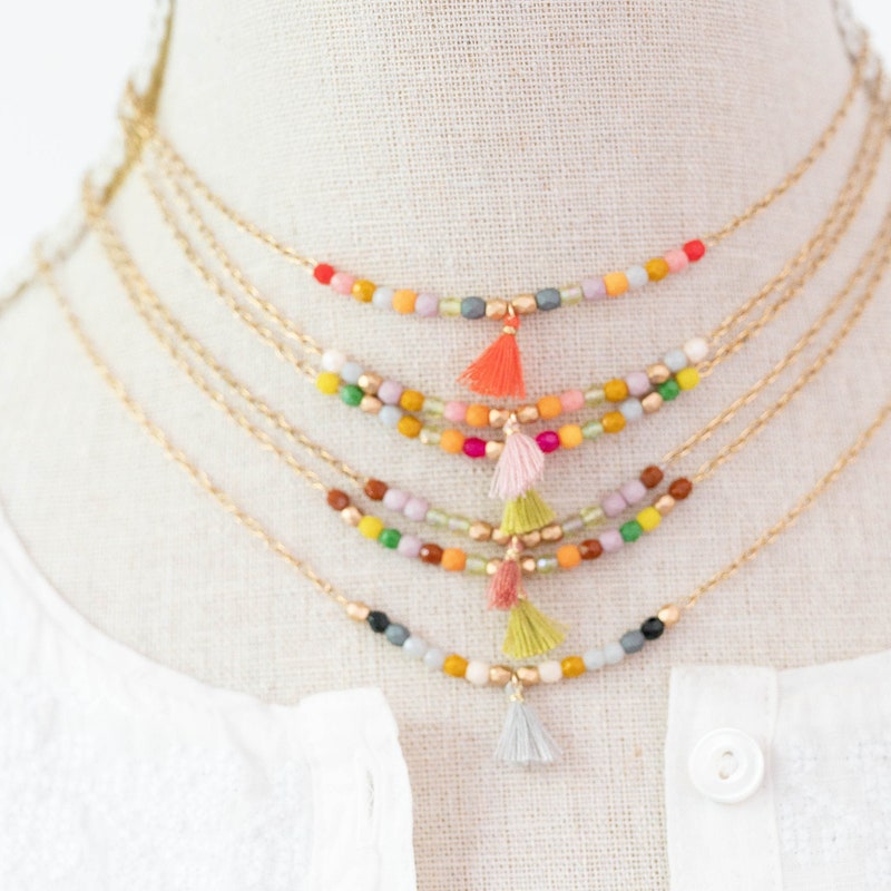 Tassels Necklace Set