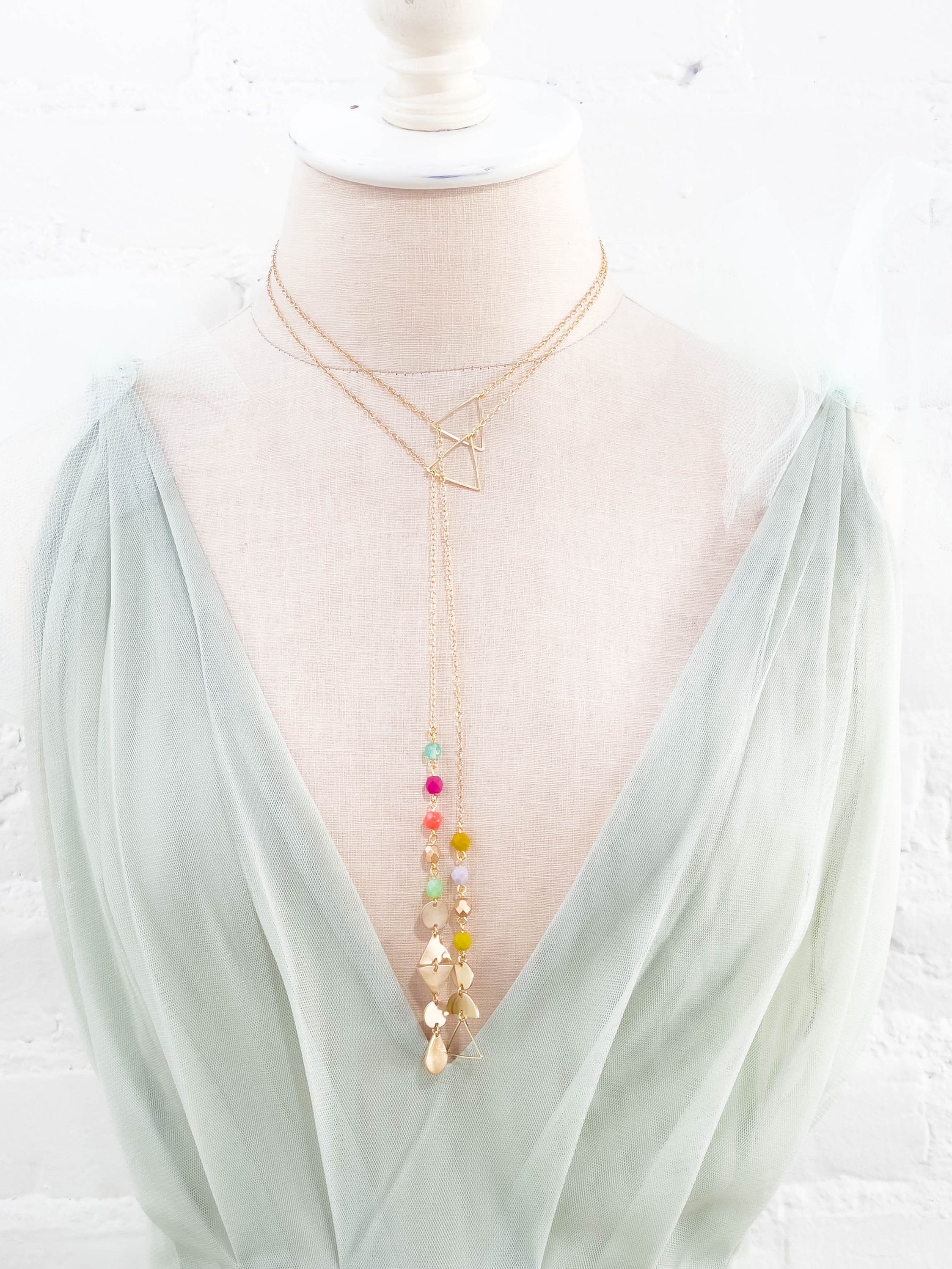 Beaded lariat deals