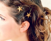 Golden Star Bobby Pins Set of Two