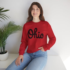 Script Ohio Unisex Crewneck Sweatshirt