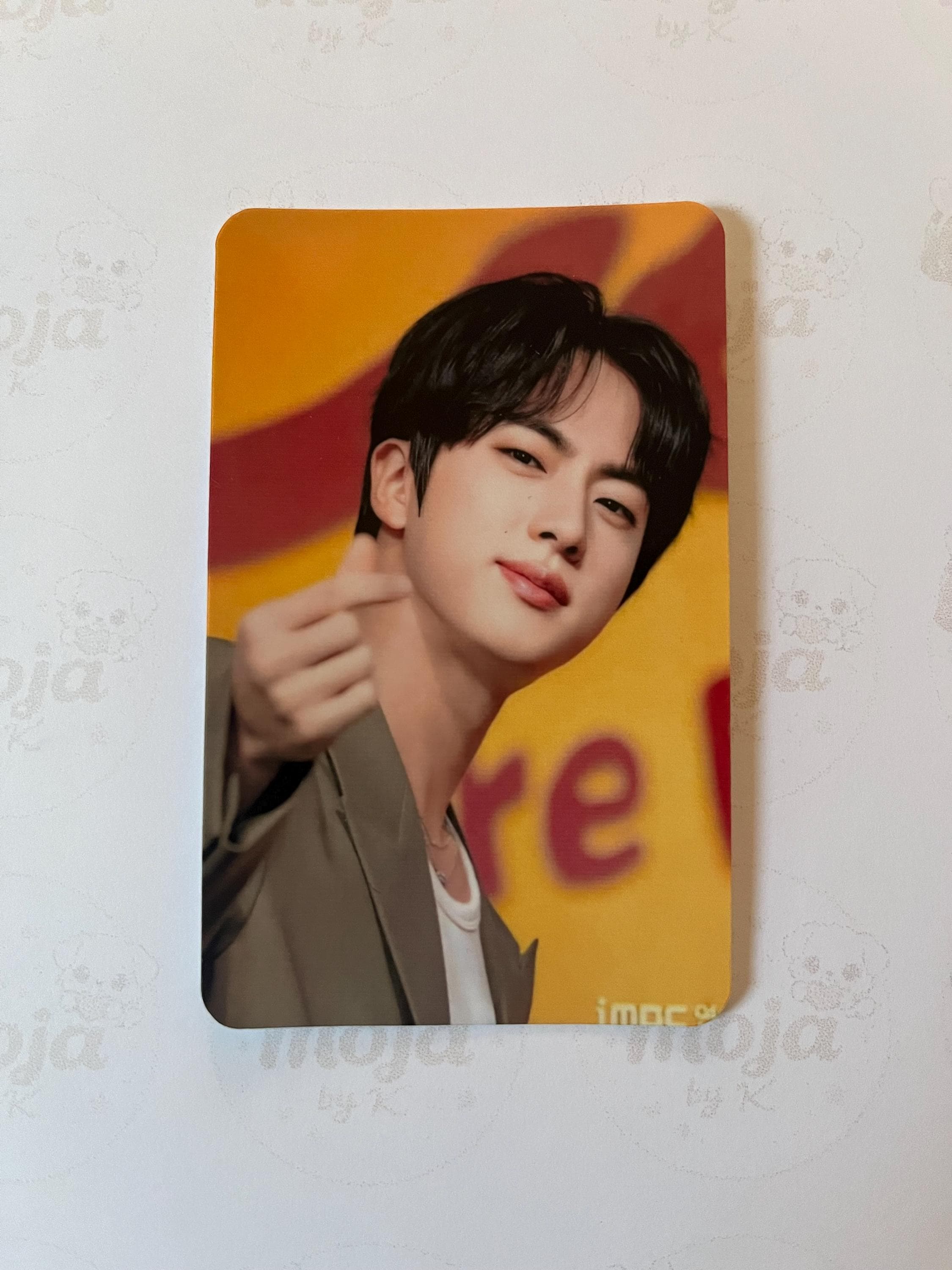 BTS Jin Photocard | Jin Kpop Merch | Cute Idol Card | Army Gift