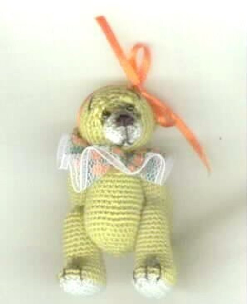 Olivia Thread Crochet Bear Pattern By Edith Molina Pdf Instant Download Amigurumi - 