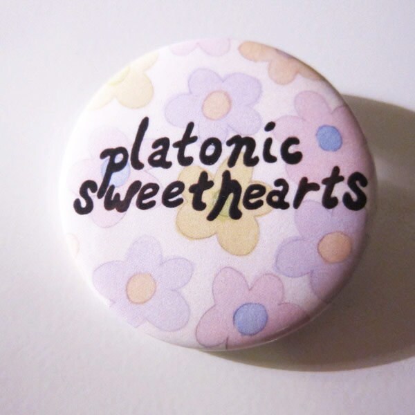 Platonic Sweethearts - limited art pin