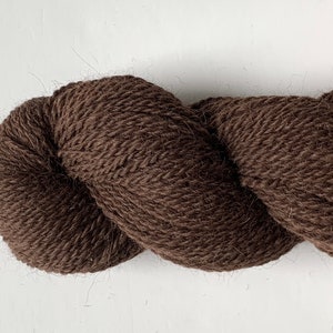 Brown Alpaca and Corriedale Sheep Yarn image 6