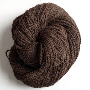 Brown Alpaca and Corriedale Sheep Yarn image 2