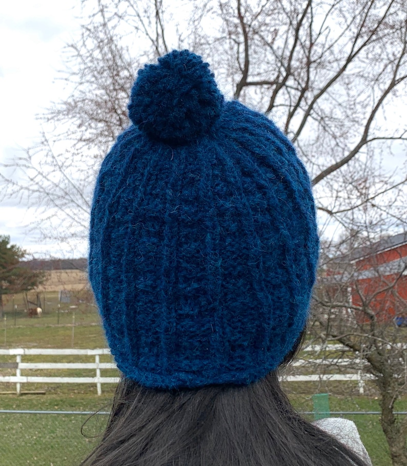 Hand knit Alpaca and Wool Hat for Men and Women