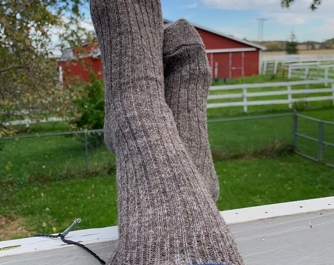 Extra Large Alpaca / Wool Socks, Mens Sox, Christmas Gift for Dad