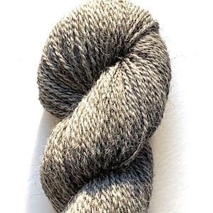 Gray 100% Alpaca Yarn, Sport / DK Weight, 250 yards image 1