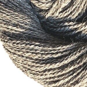 Gray 100% Alpaca Yarn, Sport / DK Weight, 250 yards image 5