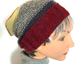 Hand knit Wool Hat