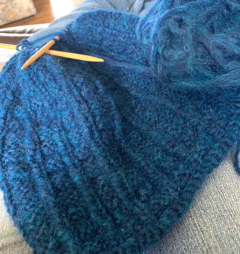 Hand knit Alpaca and Wool Hat for Men and Women