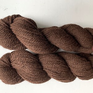 Brown Alpaca and Corriedale Sheep Yarn image 5