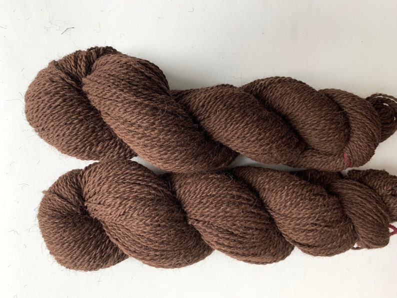 Brown Alpaca and Corriedale Sheep Yarn image 5