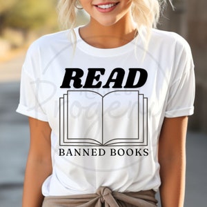Banned Books SVG, Cricut File