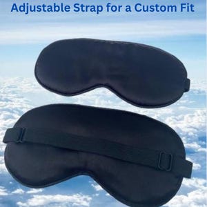 Silk Sleep Mask with Adjustable Strap: Post Surgery Recovery Gift image 3