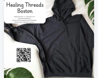 WRIST TO WAIST Fully opened • Shoulder Surgery Sweatshirt • Rotator Cuff Sweatshirt • Mastectomy Sweatshirt •  Choose side of body