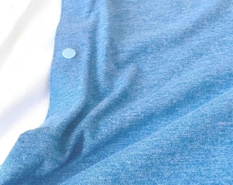 Shoulder Surgery Shirt: Columbia Blue Button Closure • Shoulder surgery day clothes and shoulder surgery recovery shirt
