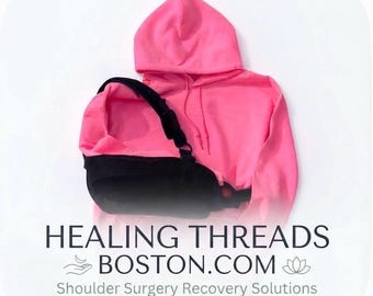 Shoulder Surgery Hoodie: Easy Snap, Post-Surgery Recovery dressing clothes for adaptive shoulder surgery recovery shoulder surgery clothes
