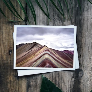 Peru Reisepostkarten, Vintage Südamerika, perfektes Wandergeschenk, Machu Picchu Postkarte, Südamerika Berglandschaft, Reisekunst