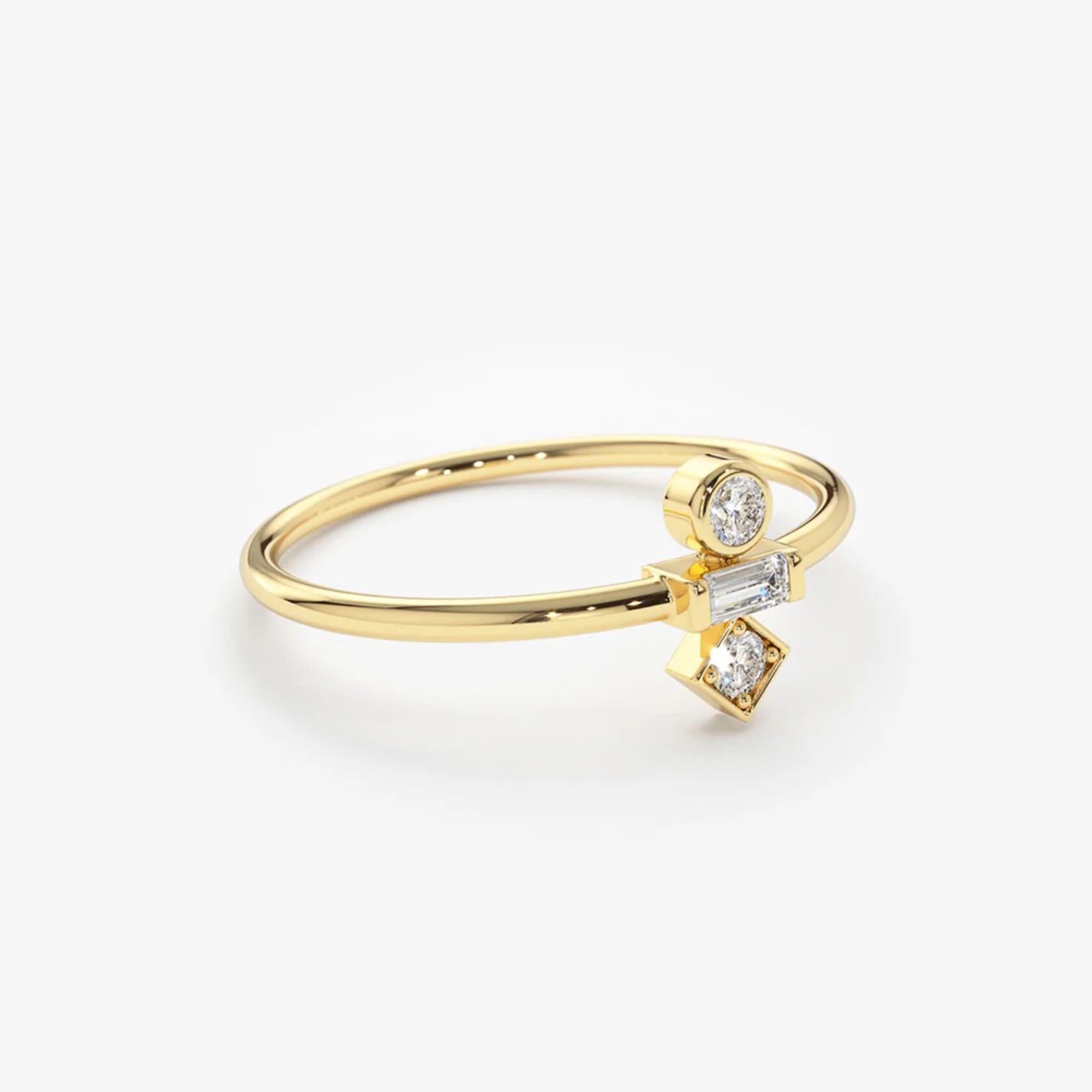 Anello matrimonio oro giallo 18 kt IGI creato in laboratorio Anello matrimonio oro giallo 18 kt IGI creato in laboratorio