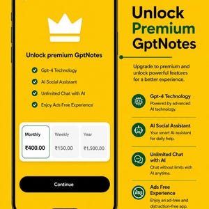 AI Notes Flutter-app broncode, AI-chatbot-app, GPT-4o-app, AdMob afbeelding 11