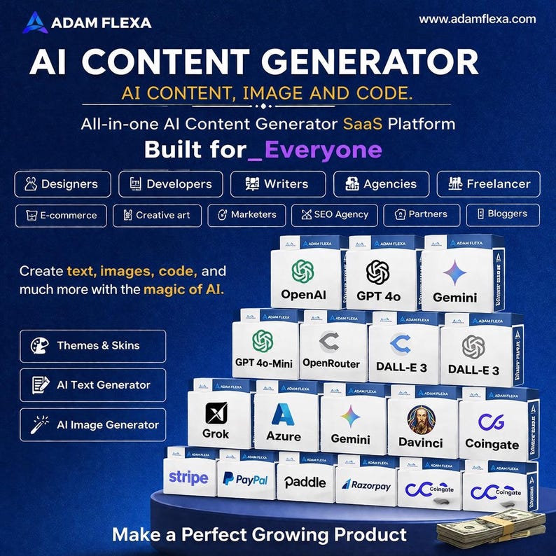 KI Sasa-Platform: Text-, Bild-, Video-, Code-Generator (GPT-4, Gemini) Bild 1